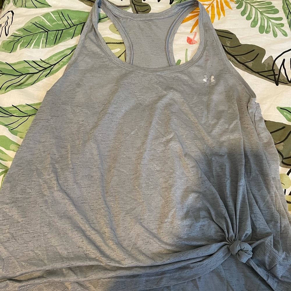 Grey Tank Top Tie